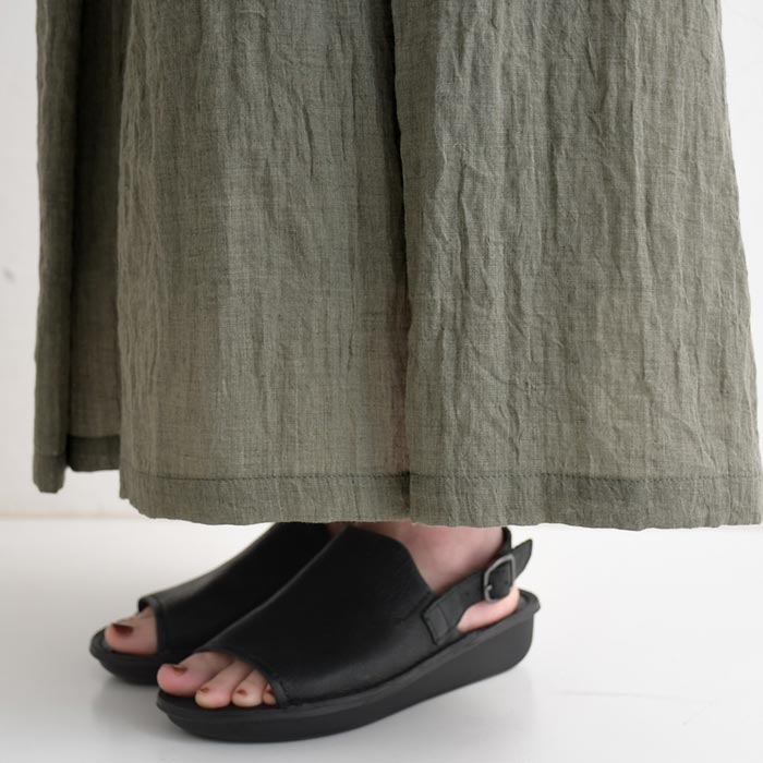 前重ねパンツスカート レディース 涼しい ワイド ワッシャーボイル 綿 25SS0620, | earth_eco_loco | 15