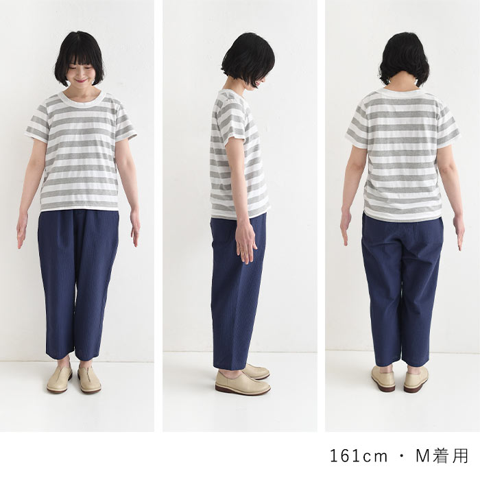 メール便可 Tシャツ 半袖 レディース カットソー ボーダー SO[ ] x ecoloco別注 綿100% 春 夏 大きいサイズ 26SS0417R, | earth_eco_loco | 21