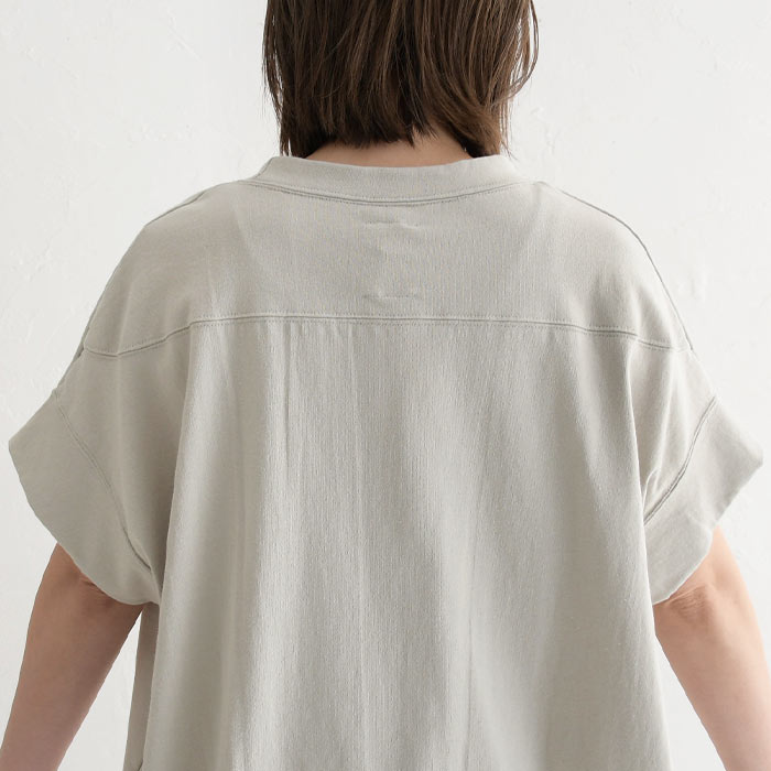 メール便可 綿100% Tシャツ カットソー 半袖 レディース 日本製 アシメヘム 大きいサイズ 25SS0418R, |  | 20