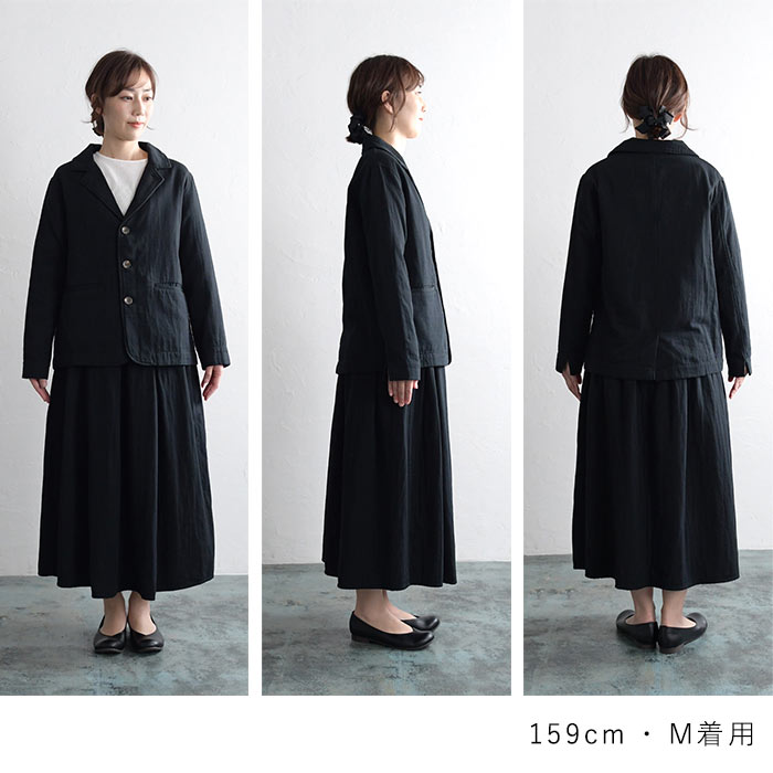 1,111円OFFクーポンあり 入学式 服装 ママ フォーマル テーラードジャケット ツイルガーゼ オケージョン 起毛 綿100％ 大きいサイズ 24SS0604R, | earth_eco_loco | 21