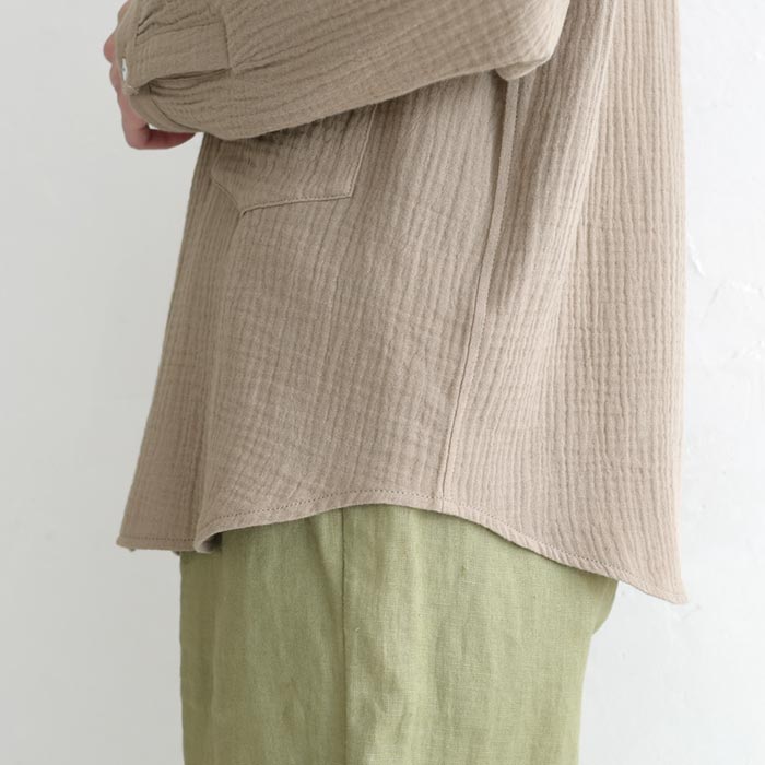 ブラウス レディース 長袖 スキッパー シャツ 綿100％ 春 夏 秋 26SS0227R, | earth_eco_loco | 23