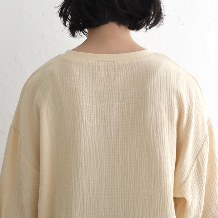 新作早割P5倍 プルオーバー 楊柳のガーゼ 綿100％ earth_eco_loco 春 夏 30代 40代 50代 26SS0313, | earth_eco_loco | 20