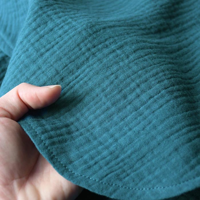 ブラウス 楊柳ガーゼ 綿100% バンドカラー 半袖  夏 春 ワイド 30代 40代 50代 26SS0424, | earth_eco_loco | 16