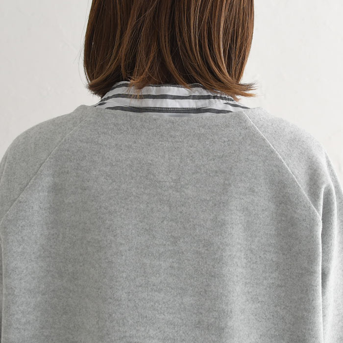 プルオーバー レディース 長袖 起毛 クルーネック ラグラン 大きいサイズ 25AW1107R, | earth_eco_loco | 18