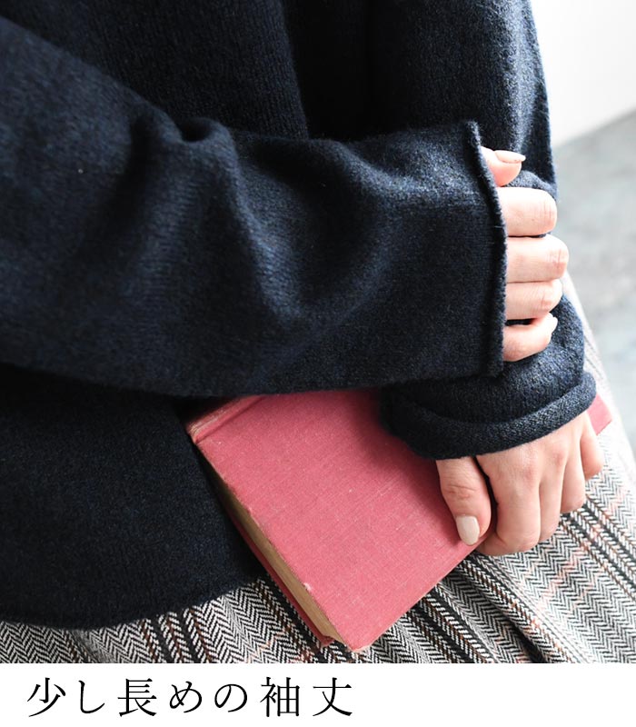 ニット セーター 長袖 レディース タートルネック プルオーバー キャメル 25AW1120R, | earth_eco_loco | 10