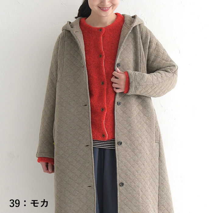 予約 オリジナル トレンチ風キルティングコート 秋 冬 40代 M〜3L