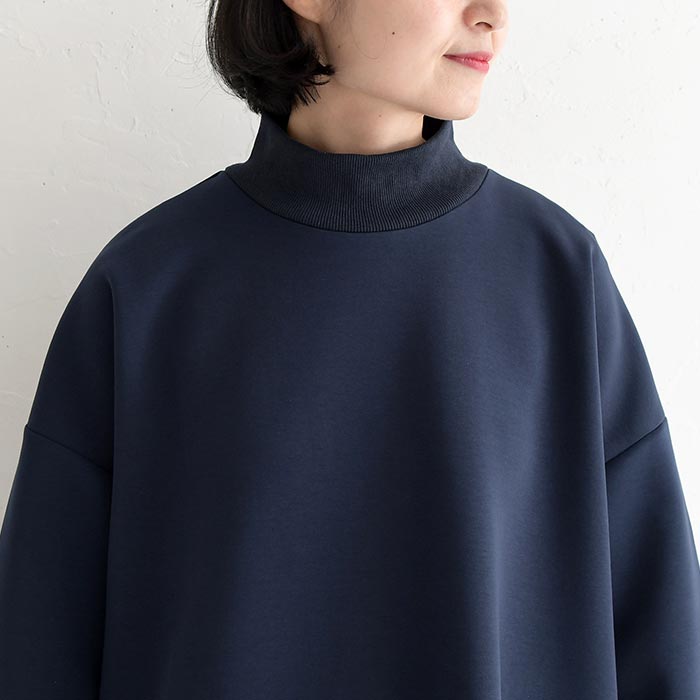 チュニック 長袖 レディース ストレッチポンチ ハイネック 25AW1024R, | earth_eco_loco | 19