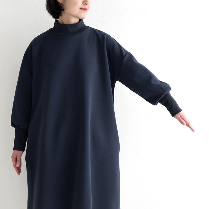 チュニック 長袖 レディース ストレッチポンチ ハイネック 25AW1024R, | earth_eco_loco | 22