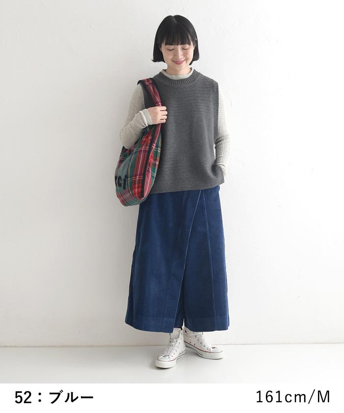 【20％OFF セール！】 返品交換不可 カフェパンツ ワイドパンツ ロング レディース コーデュロイ 綿100％ 25AW1017, q1219, q2, | earth_eco_loco | 13