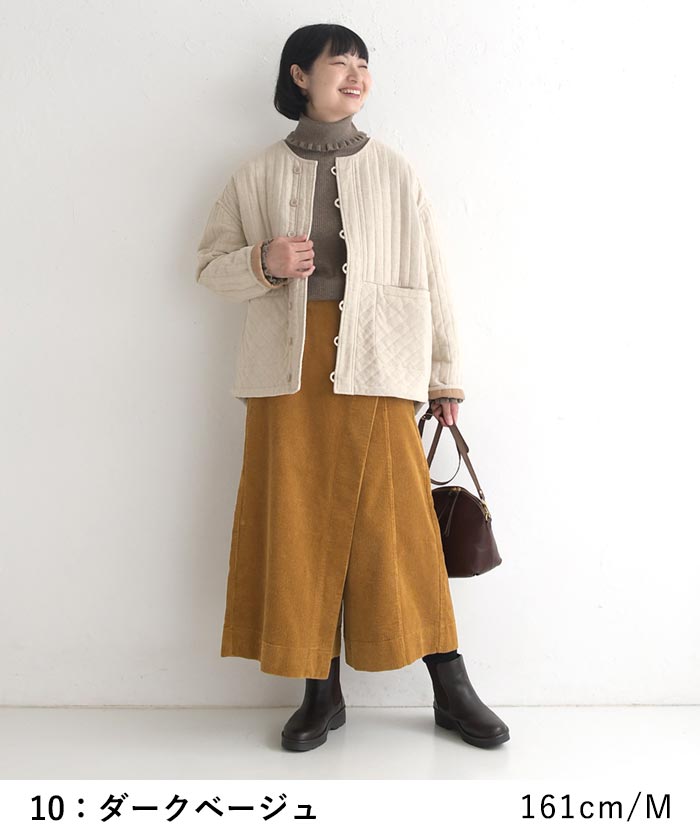 【20％OFF セール！】 返品交換不可 カフェパンツ ワイドパンツ ロング レディース コーデュロイ 綿100％ 25AW1017, q1219, q2, | earth_eco_loco | 06