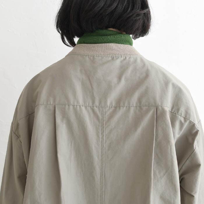 ブルゾンコート ライトアウター レディース ロング 後ろボリューム 軽い 軽量 季節の変わり目 綿 25AW0919, | earth_eco_loco | 18