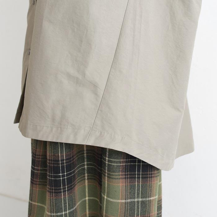 ブルゾンコート ライトアウター レディース ロング 後ろボリューム 軽い 軽量 季節の変わり目 綿 25AW0919, | earth_eco_loco | 21