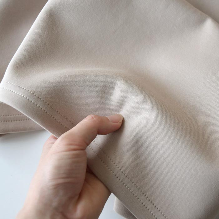 20％OFF セール！ 返品交換不可 プルオーバー トレーナー 長袖 レディース ストレッチポンチ ふわり袖 クルーネック 25AW1024, q0123, q2, | earth_eco_loco | 19