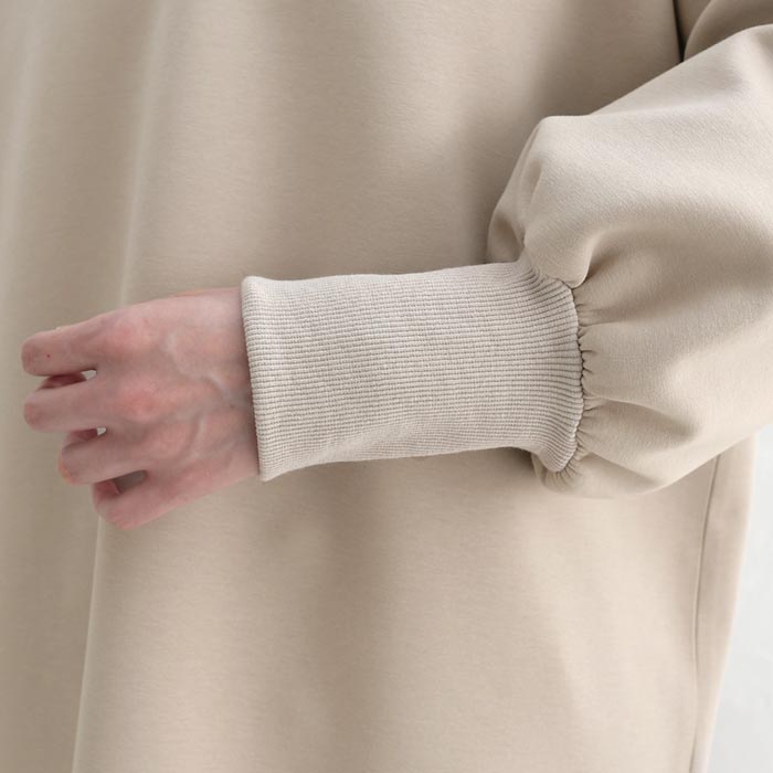 20％OFF セール！ 返品交換不可 プルオーバー トレーナー 長袖 レディース ストレッチポンチ ふわり袖 クルーネック 25AW1024, q0123, q2, | earth_eco_loco | 22