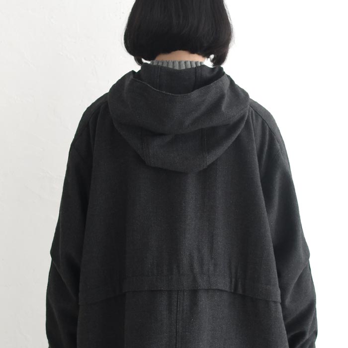 30％OFF セール！ 返品交換不可 マウンテンパーカー レディース マンパ ライトアウター ツイード ヘリンボン 裏地付き ゆったり 25AW1024, q0109, q3, | earth_eco_loco | 18