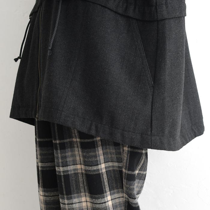 30％OFF セール！ 返品交換不可 マウンテンパーカー レディース マンパ ライトアウター ツイード ヘリンボン 裏地付き ゆったり 25AW1024, q0109, q3, | earth_eco_loco | 21