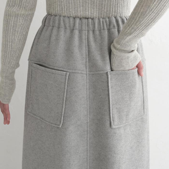 スカート ロング カーゴ 起毛 あったか ストレッチ 25AW1120, c1120, | earth_eco_loco | 20