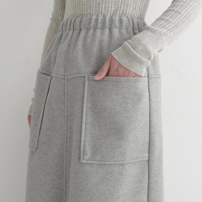 スカート ロング カーゴ 起毛 あったか ストレッチ 25AW1120, c1120, | earth_eco_loco | 21