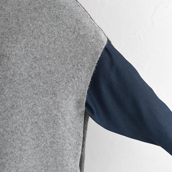 20％OFF セール！ 返品交換不可 ニット プルオーバー バイカラー 半端袖 柔らかキャメル混 25AW1120, q0109, q2, | earth_eco_loco | 18