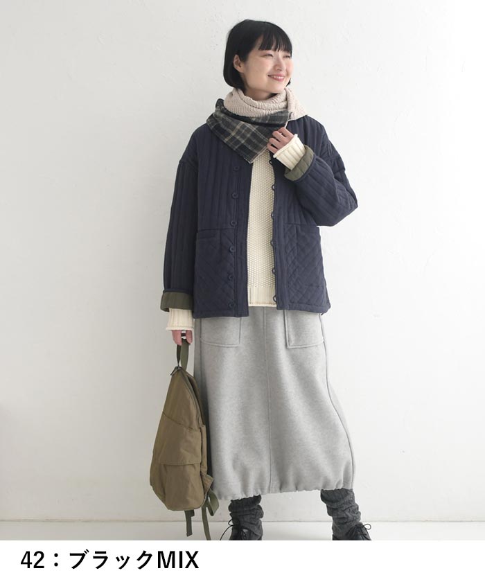 クーポンで30％OFF ネックウォーマー レディース チェック ニット アフガン風 あったか 25AW1114, c1204, | earth_eco_loco | 12