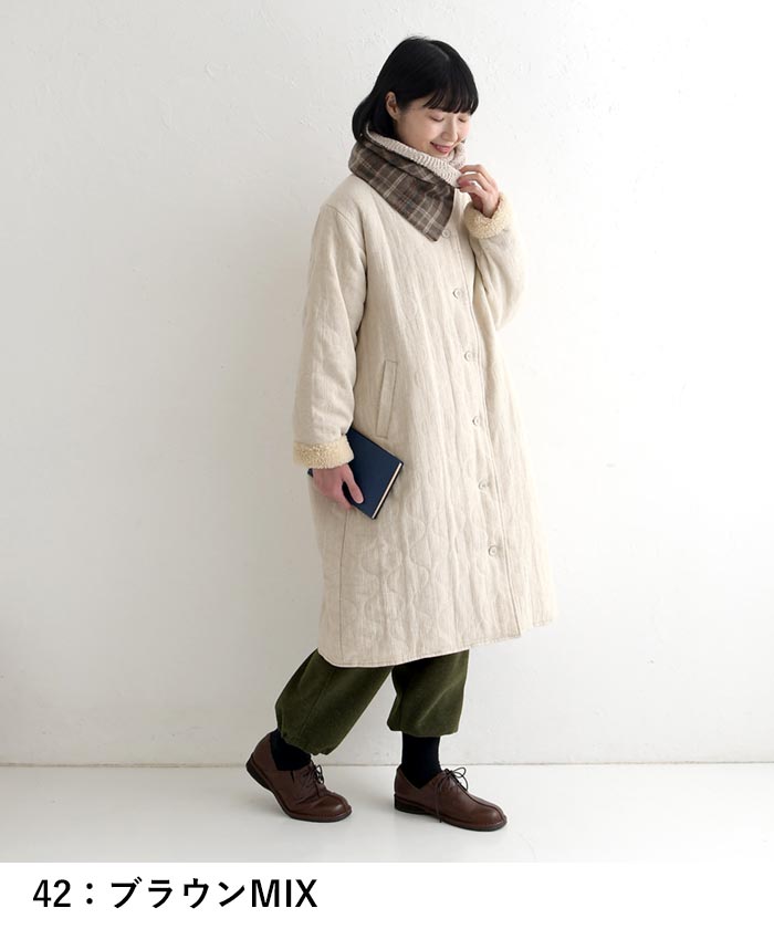 クーポンで30％OFF ネックウォーマー レディース チェック ニット アフガン風 あったか 25AW1114, c1204, | earth_eco_loco | 14