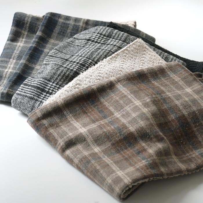 クーポンで30％OFF ネックウォーマー レディース チェック ニット アフガン風 あったか 25AW1114, c1204, | earth_eco_loco | 15