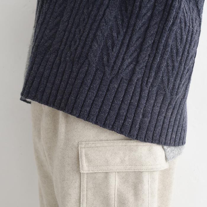 クーポンで30％OFF カーディガン 長袖 レディース 総ケーブル編み 着ぶくれしない あったか 25AW1114, | earth_eco_loco | 19