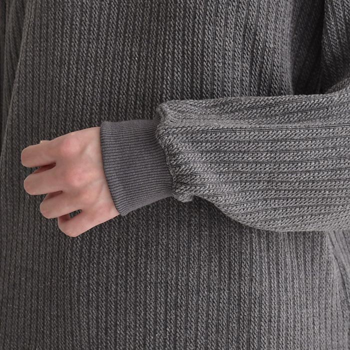 【50％OFF セール！】 返品交換不可 ニットプルオーバー 長袖 レディース お手入れ楽ちん 綿混 ストレッチ 柄編み 綿 25AW1003, q1219, q5, | earth_eco_loco | 17