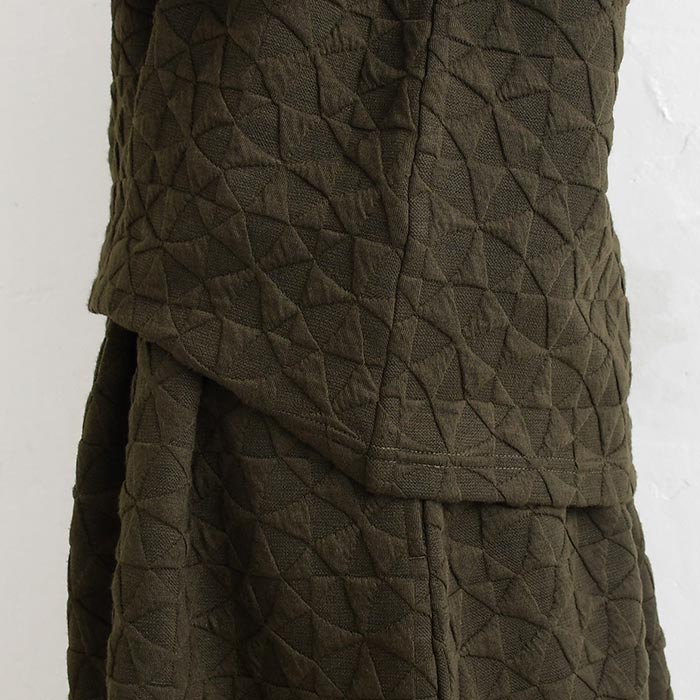 ハイネックプルオーバー 幾何学ジャガード earth_eco_loco  秋 冬 26AW1002, | earth_eco_loco | 18
