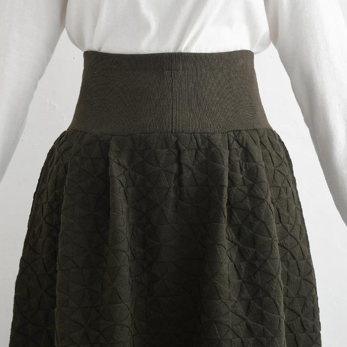 ロングスカート 幾何学ジャガード earth_eco_loco  秋 冬 26AW1002, | earth_eco_loco | 13