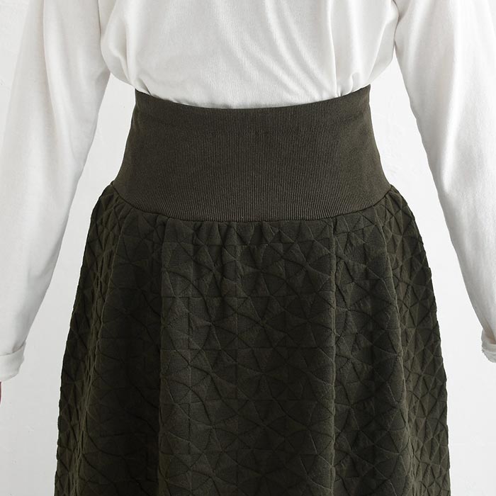 ロングスカート 幾何学ジャガード earth_eco_loco  秋 冬 26AW1002, | earth_eco_loco | 14