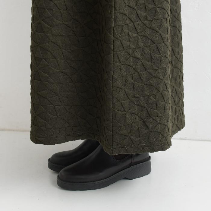 ロングスカート 幾何学ジャガード earth_eco_loco  秋 冬 26AW1002, | earth_eco_loco | 16
