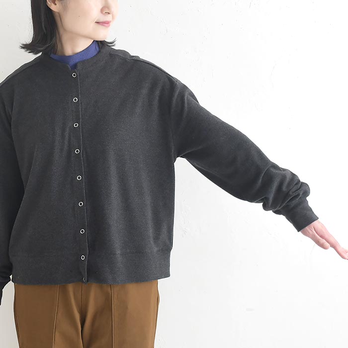 カーディガン ピーチ起毛 ブルゾン風 earth_eco_loco  秋 冬 26AW1002, | earth_eco_loco | 16