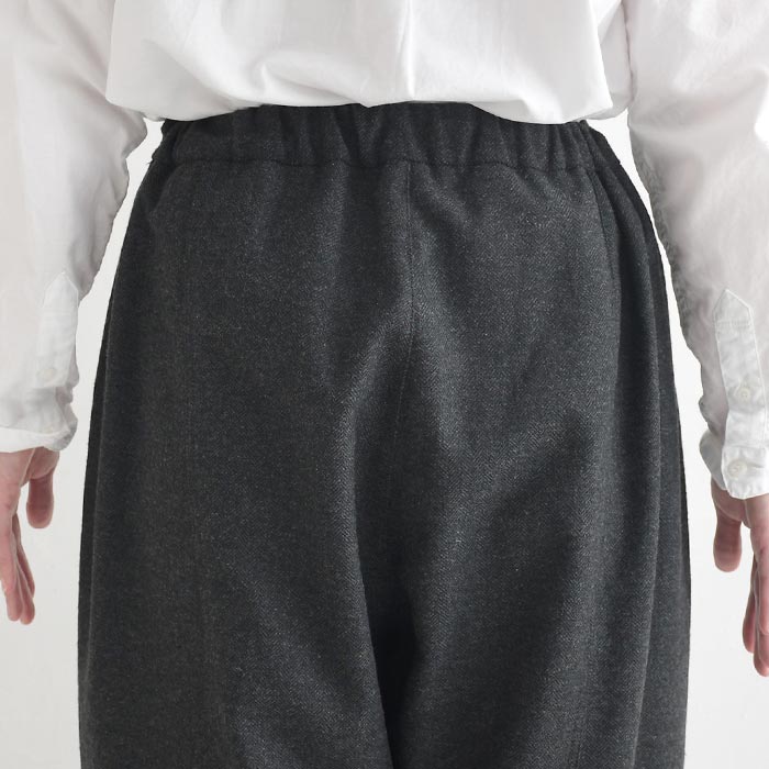 パンツ ウール混 ヘリンボーン ツイード earth_eco_loco  秋冬 26AW1014, | earth_eco_loco | 15