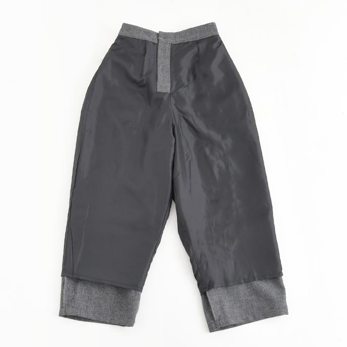 パンツ ウール混 ヘリンボーン ツイード earth_eco_loco  秋冬 26AW1014, | earth_eco_loco | 05