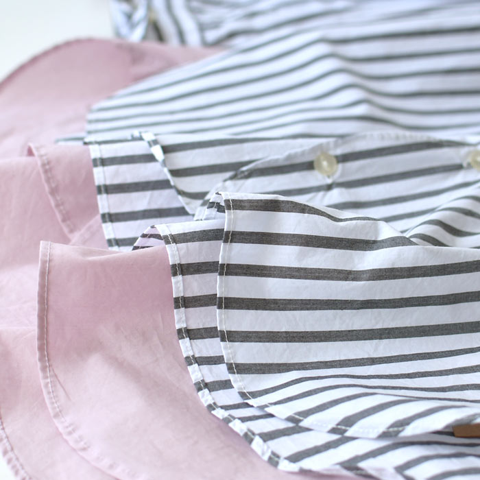 メール便送料無料 シャツ ブラウス 長袖 レディース タイプライター 綿100% 25AW0808R, | earth_eco_loco | 21