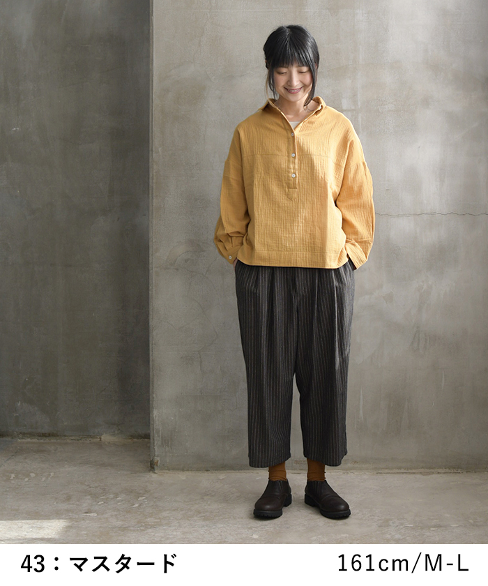 最大20％OFFクーポンあり ワイドシャツ ブラウス レディース プルオーバー 綿100% 大きいサイズ 春 夏 26SS0304R,  c14, | earth_eco_loco | 17