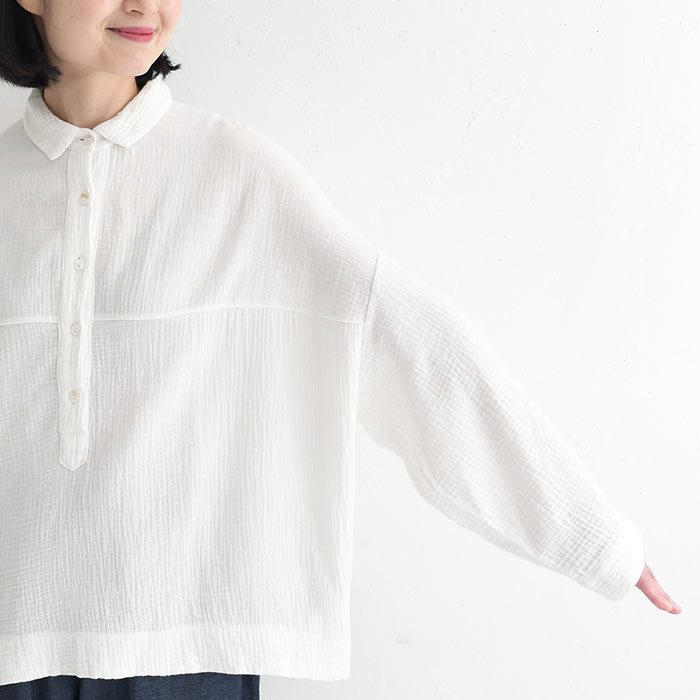 最大20％OFFクーポンあり ワイドシャツ ブラウス レディース プルオーバー 綿100% 大きいサイズ 春 夏 26SS0304R,  c14, | earth_eco_loco | 22