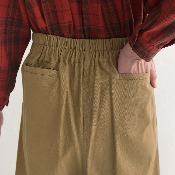 パンツ ワイド カフェパンツ ロング レディース 巻きスカート風 綿100% 大きいサイズ 25AW0801R, | earth_eco_loco | 20