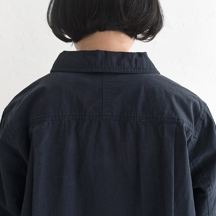 ワークコート レディース コットン ステッチ ライトアウター ロング 綿100% 25AW0912R, | earth_eco_loco | 17