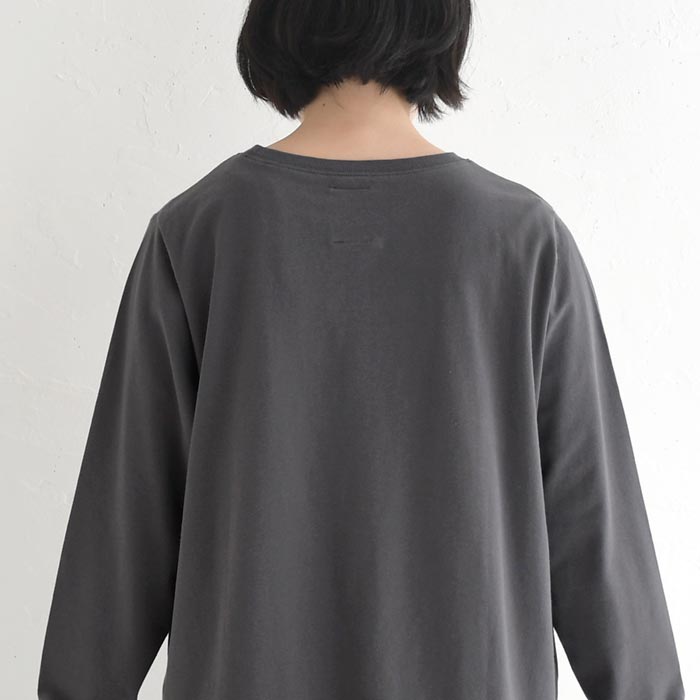 カットソー 長袖 レディース チュニック ストレッチコットン26SS0204R, | earth_eco_loco | 22
