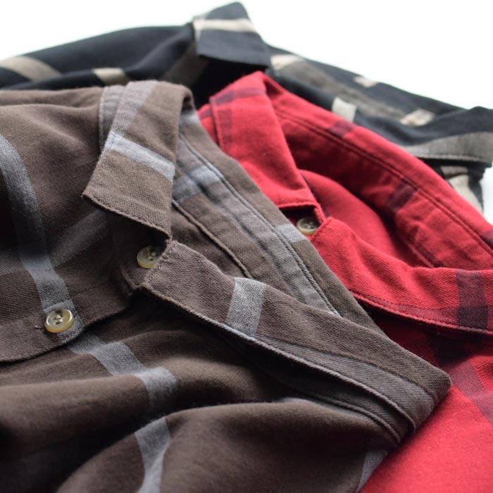 ワンピース チェック シャツワンピース 長袖 レディース 起毛 綿100% 大きいサイズ 24AW1108R,  オリジナル | earth_eco_loco | 15