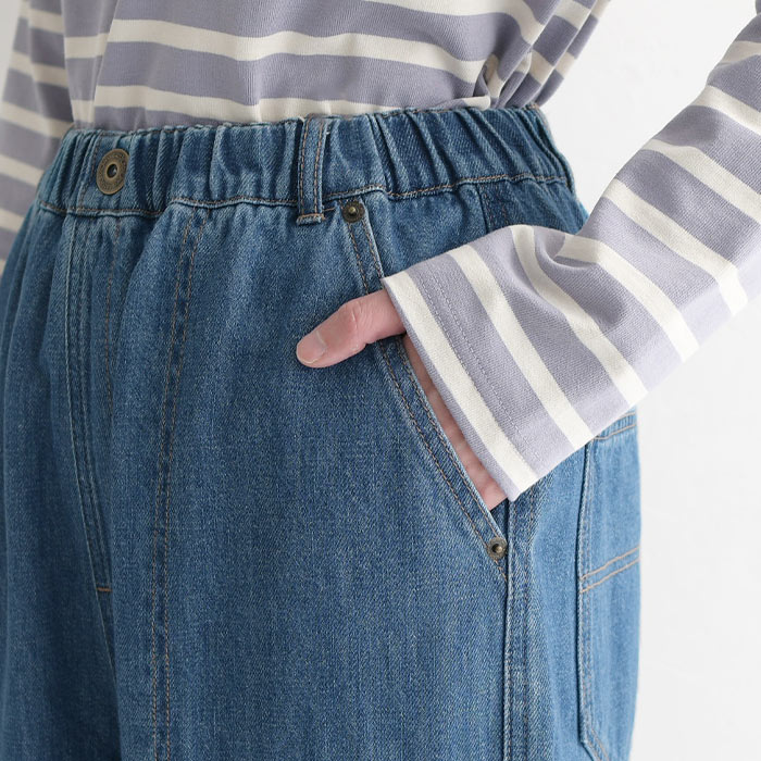 earth_eco_loco ワイド デニム パンツ レディース サーカス earth_eco_loco ワイド デニム パンツ レディース サーカス