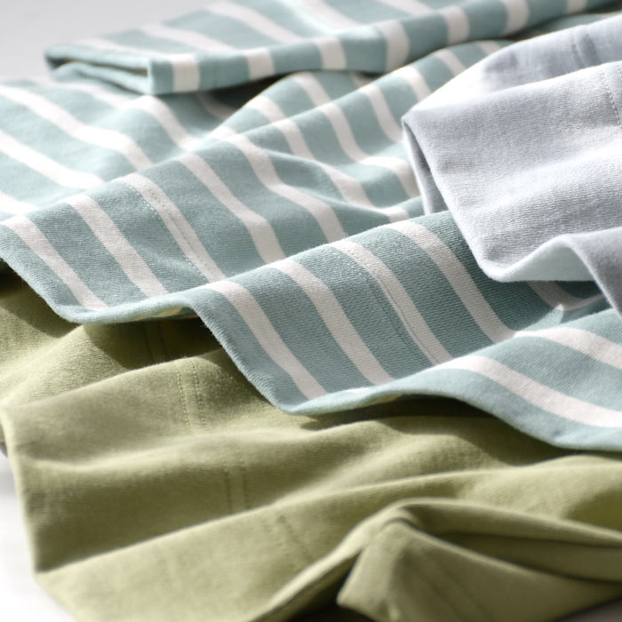 日本製 綿100% ボーダー カットソー レディース コットン 8分丈 大きめ 大きいサイズ 24AW0830R, |  | 22