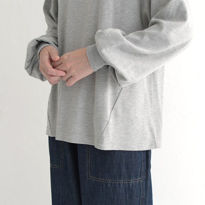 50％OFF セール！ 返品交換不可 メール便可 ふわり袖 カットソー レディース あったか 綿 インナー 大きいサイズ 秋 冬 23AW0922, q0109, q5, c1204, |  | 24