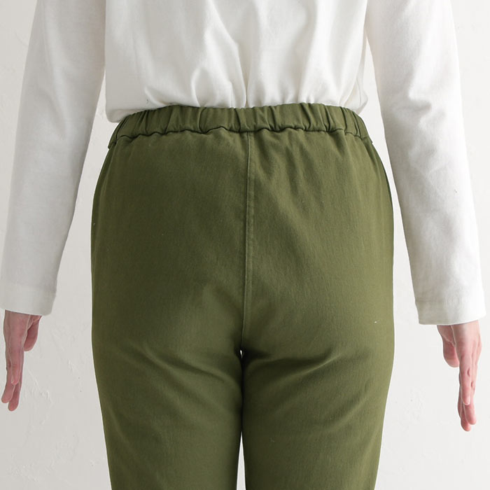 パンツ 暖パン レディース 裏起毛 9分丈 あったか ワンピースの下に穿く ウエストゴム 綿 レギパン 24AW1114R, |  | 24