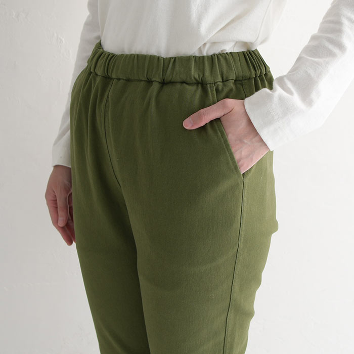 パンツ 暖パン レディース 裏起毛 9分丈 あったか ワンピースの下に穿く ウエストゴム 綿 レギパン 24AW1114R, |  | 25