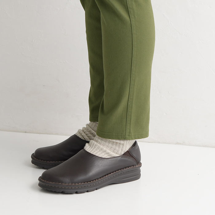 パンツ 暖パン レディース 裏起毛 9分丈 あったか ワンピースの下に穿く ウエストゴム 綿 レギパン 24AW1114R, |  | 26