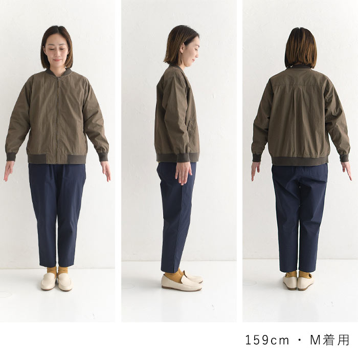 中綿 ジャケット ロゴライン フルジップ NEW GHOST PRINT