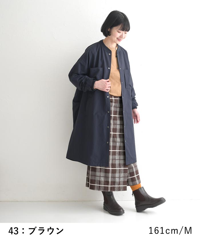 earth_eco_loco カフェパンツ ラップパンツ 巻きスカート風